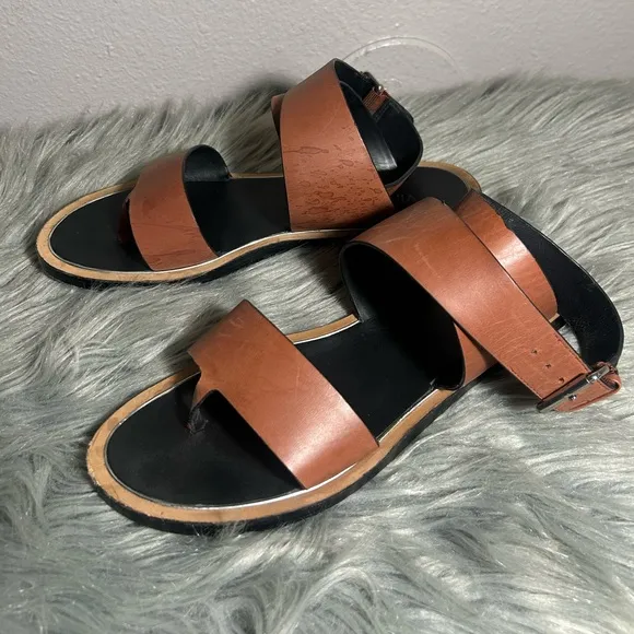 Vince Mailin Ankle Strap Sandal Black Size US 8M