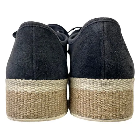 Vince Windell Low-top Platform Sneakers Blue Suede Size 6.5 Casual Chunky Trendy