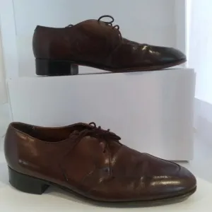Vintage Sears Leather Oxford Dress Shoes Size 9