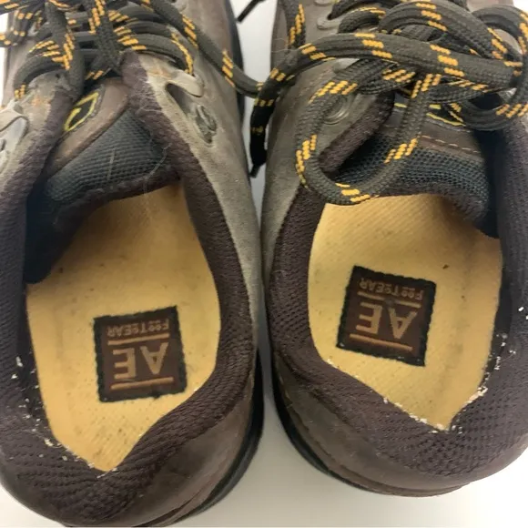 Vintage Y2K American Eagle brown leather chunky sneakers size 6