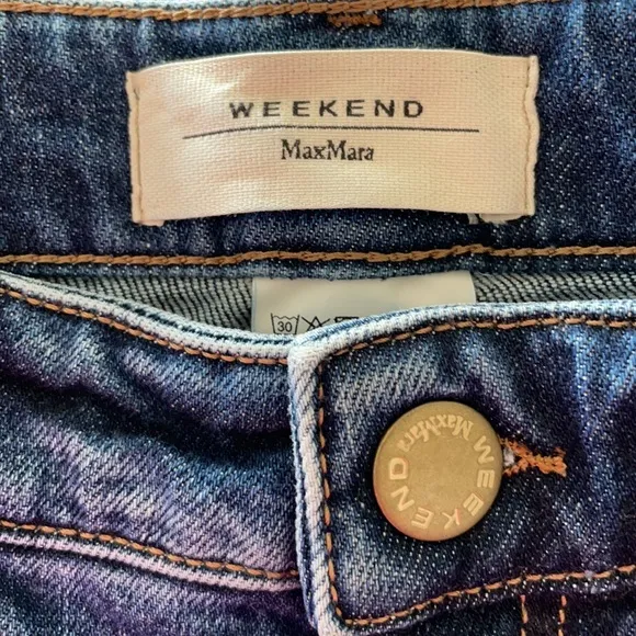 Weekend Max Mara Boyfriend Blue Jeans size W29
