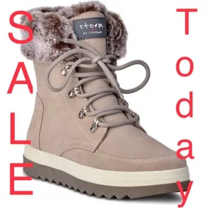 Winter boots water proof alpine snow boots Faux fur inside Storm Cougar boots