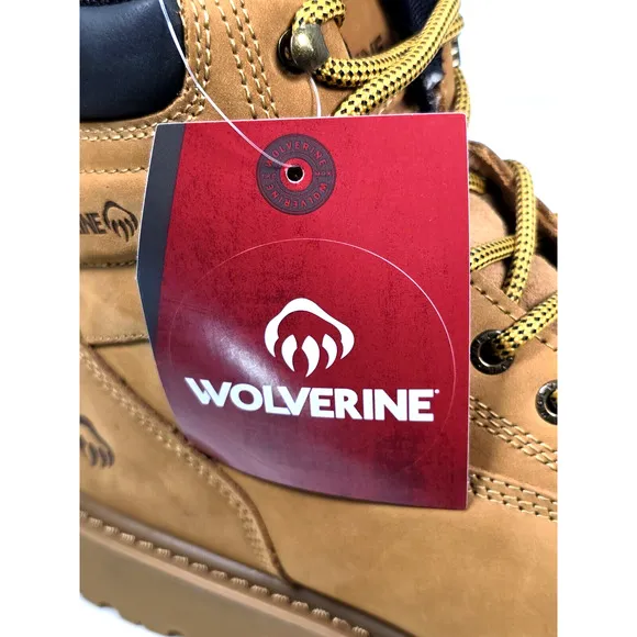 Wolverine Floorhand Ins Steel-Toe 6&quot; Men's Size 11 EW Wheat Work Boots W221021