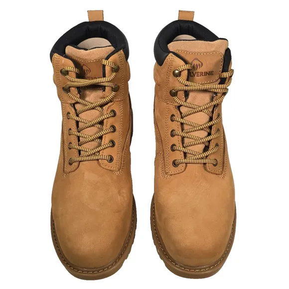 Wolverine Floorhand Ins Steel-Toe 6&quot; Men's Size 11 EW Wheat Work Boots W221021