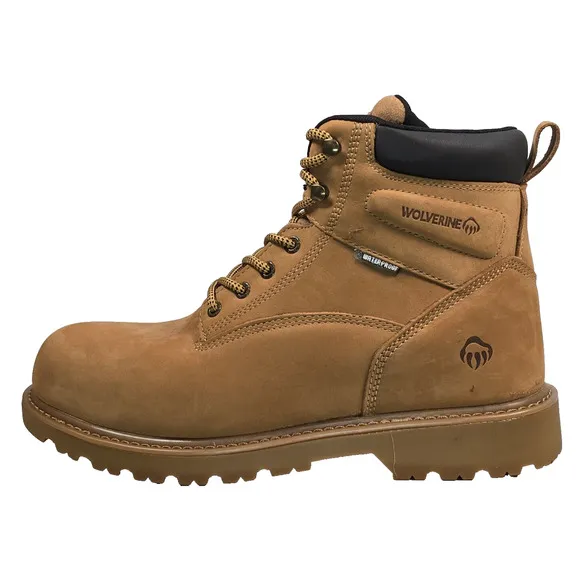 Wolverine Floorhand Ins Steel-Toe 6&quot; Men's Size 11 EW Wheat Work Boots W221021