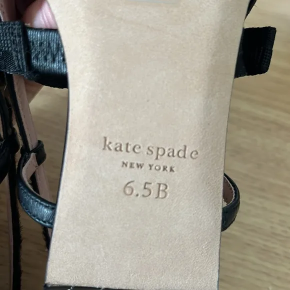 Womens Kate Spade Maritza Pointed Toe Calf Hair Slingback Flats Size 6.5