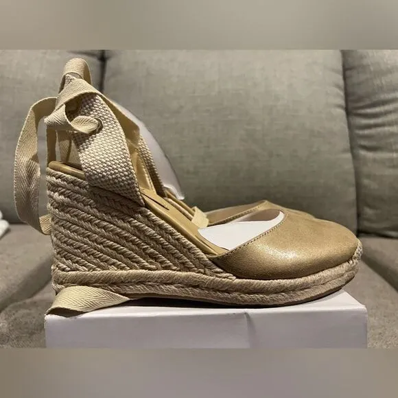 Women's nwt Nine West‎ frienda 2 wedge espadrilles! Size 7.5