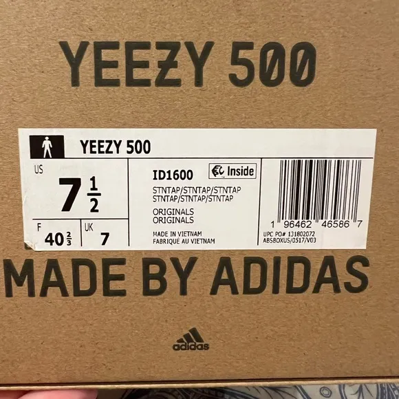 Yeezy Cream and White Sneakers with Chunky Silhouette