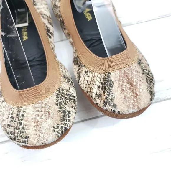 Yosi Samra  Studded Back Ballet Flats Size 6