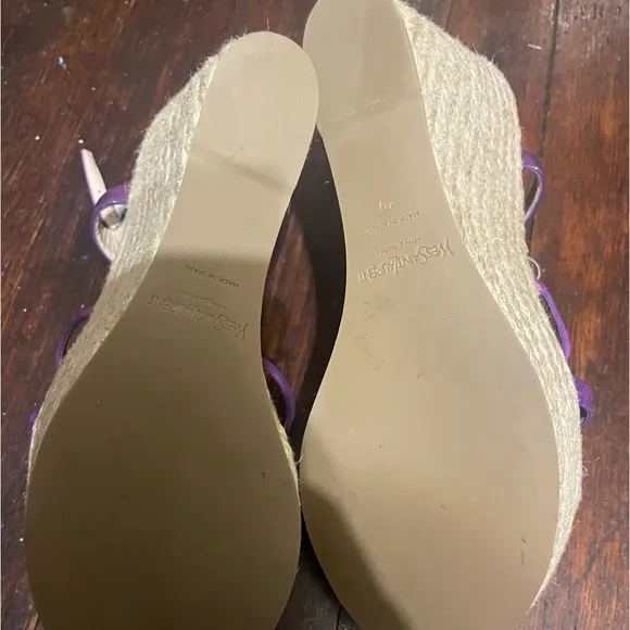 Yves Saint Laurent purple espadrilles size 40 NWOT