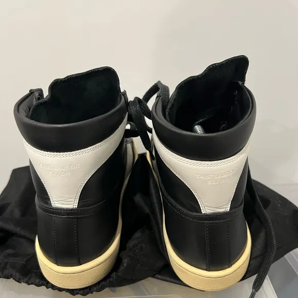 Yves Saint Laurent Signature Court Classic High Top Sneakers