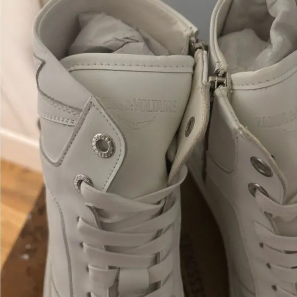 Zadig &amp; Voltaire ZV1747 High Flash Sneakers size 41 new in box