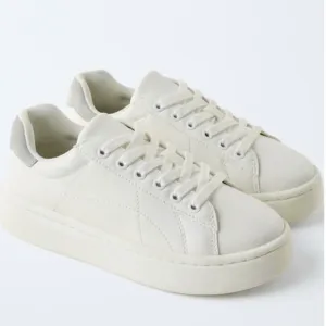 Zara girl basic chunky sneakers. Size 5