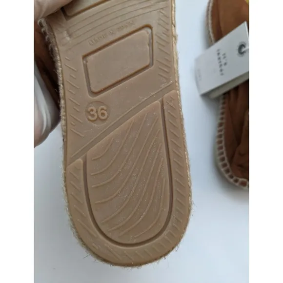 ZARA Leather Espadrilles Boy's Size 4