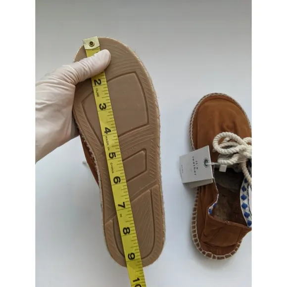 ZARA Leather Espadrilles Boy's Size 4