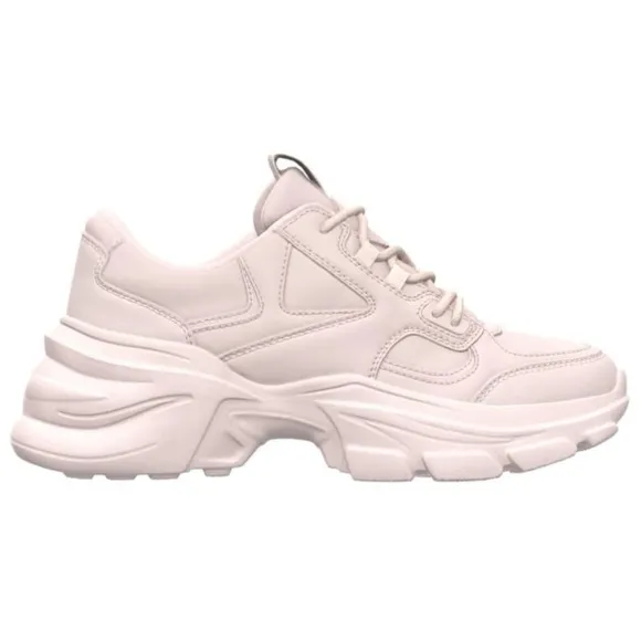 Zara pink Chunky Sneakers with Platform Sole