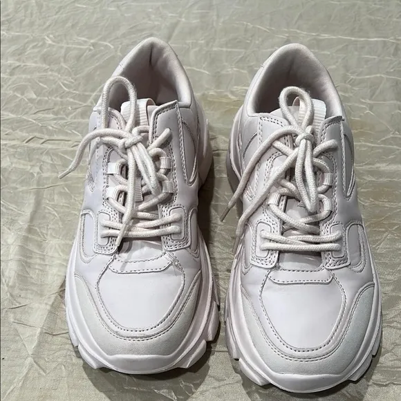 Zara pink Chunky Sneakers with Platform Sole