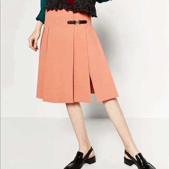 Zara Woman Pleated Kilt